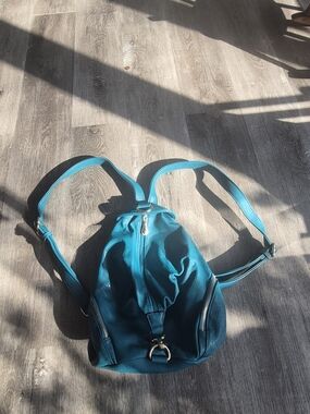 Rebecca Minkoff Teal Leather Backpack